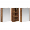 Zestaw Szafek Łazienkowych 3 pcs 116 x 16 x 62,5 cm