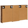 Zestaw Szafek Łazienkowych 3 pcs 116 x 16 x 62,5 cm