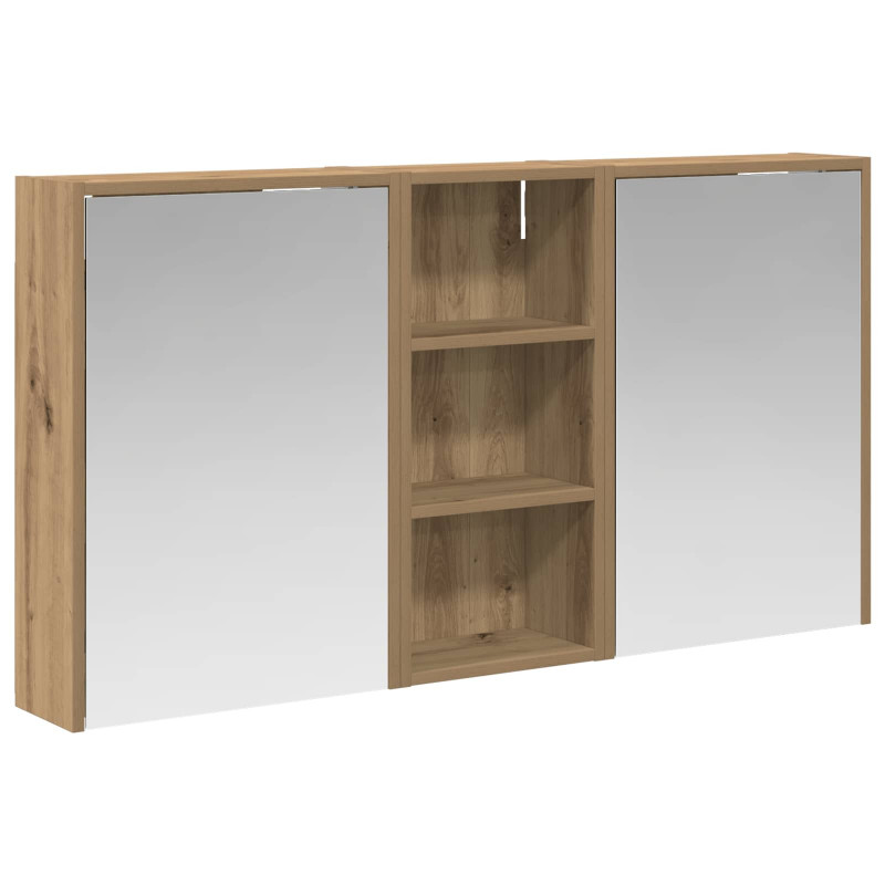 Zestaw Szafek Łazienkowych 3 pcs 116 x 16 x 62,5 cm