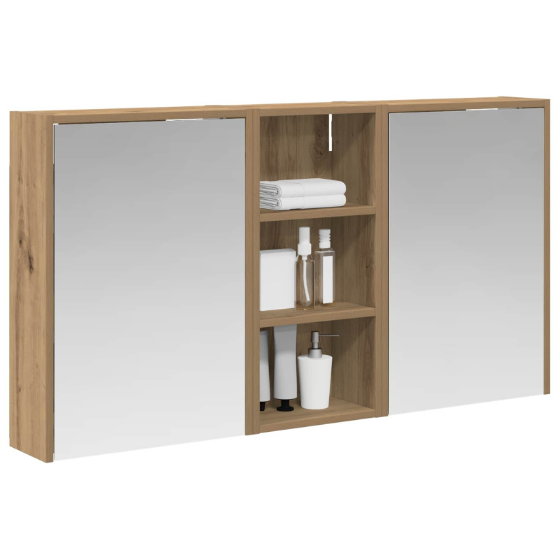 Zestaw Szafek Łazienkowych 3 pcs 116 x 16 x 62,5 cm