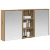 Zestaw Szafek Łazienkowych 3 pcs 116 x 16 x 62,5 cm