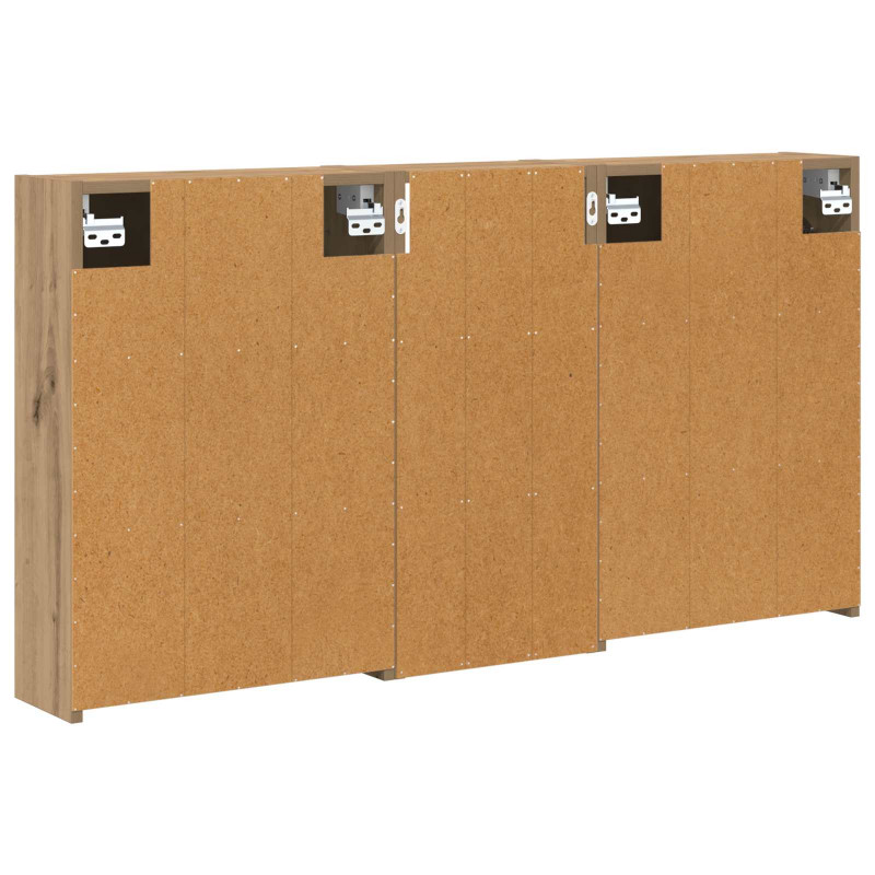 Zestaw Szafek Łazienkowych 3 pcs 116 x 16 x 62,5 cm