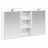 Zestaw Szafek Łazienkowych 3 pcs 116 x 16 x 62,5 cm