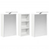 Zestaw Szafek Łazienkowych 3 pcs 116 x 16 x 62,5 cm