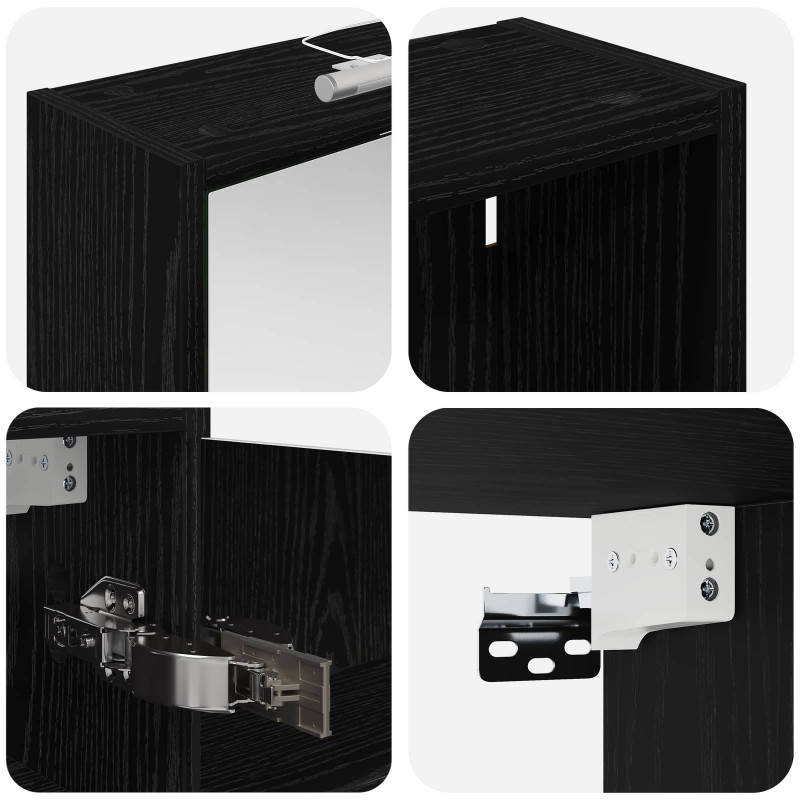 Zestaw Szafek Łazienkowych 3 pcs 116 x 16 x 62,5 cm