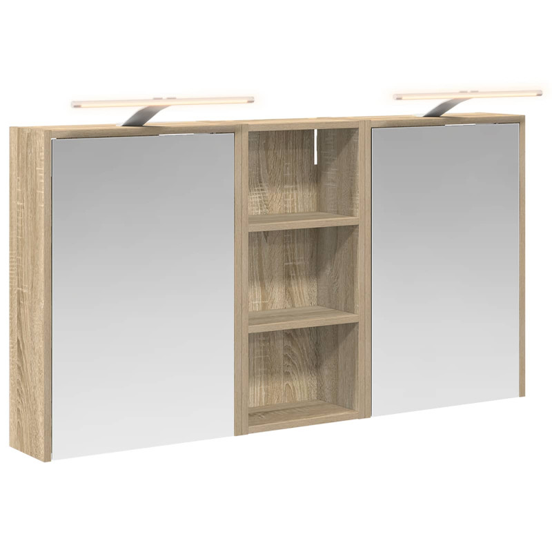 Zestaw Szafek Łazienkowych 3 pcs 116 x 16 x 62,5 cm