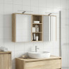 Zestaw Szafek Łazienkowych 3 pcs 116 x 16 x 62,5 cm