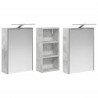 Zestaw Szafek Łazienkowych 3 pcs 116 x 16 x 62,5 cm
