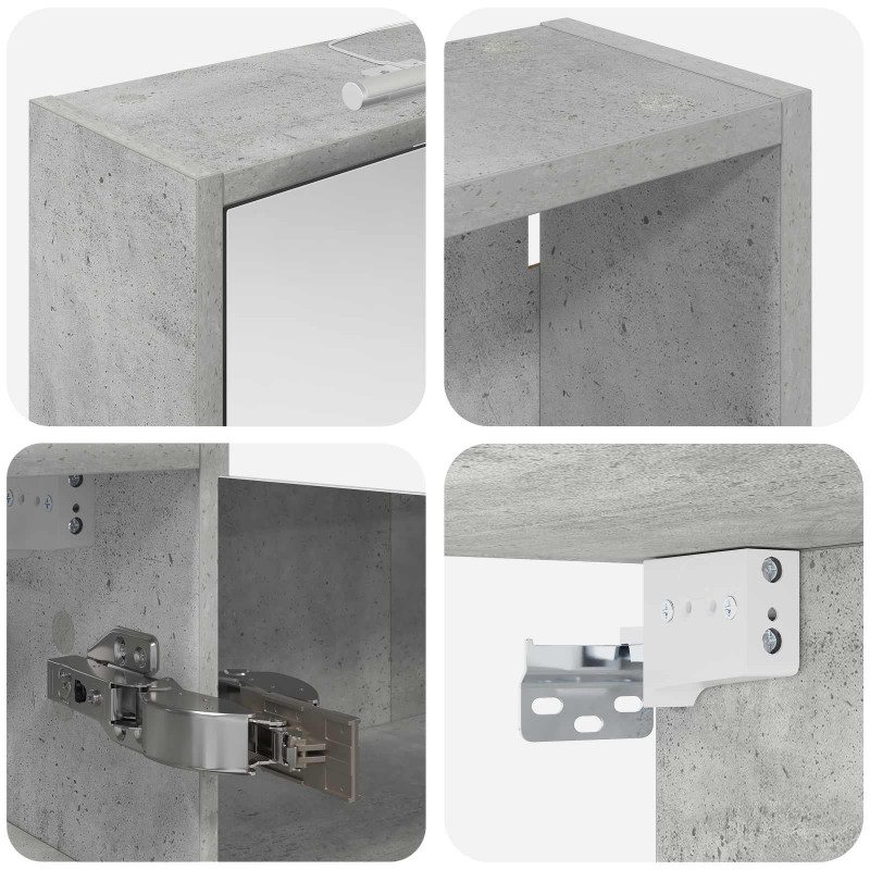 Zestaw Szafek Łazienkowych 3 pcs 116 x 16 x 62,5 cm