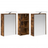 Zestaw Szafek Łazienkowych 3 pcs 116 x 16 x 62,5 cm