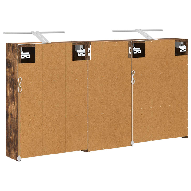 Zestaw Szafek Łazienkowych 3 pcs 116 x 16 x 62,5 cm