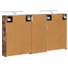 Zestaw Szafek Łazienkowych 3 pcs 116 x 16 x 62,5 cm