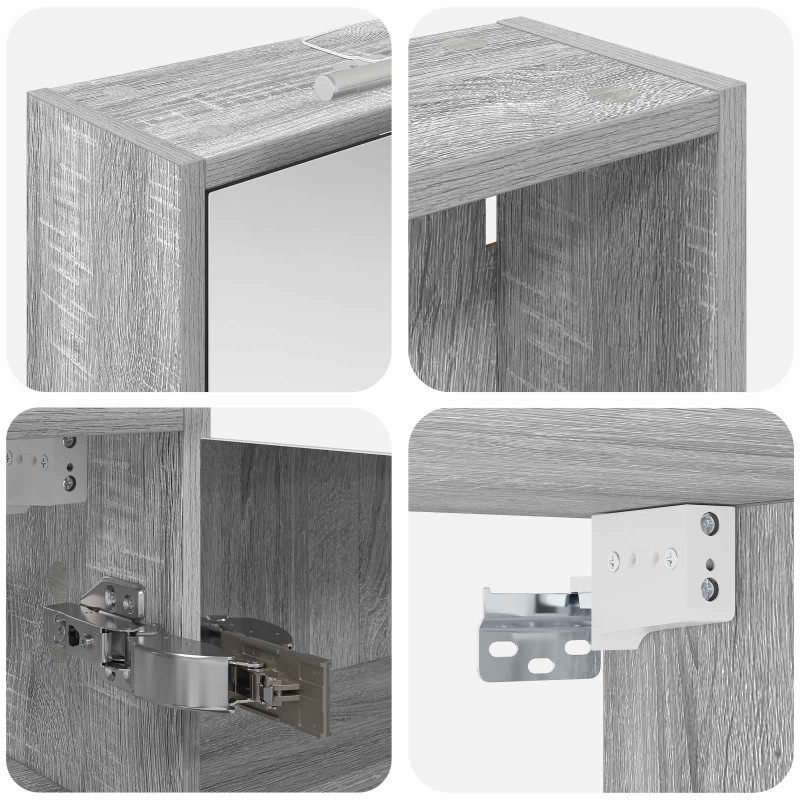 Zestaw Szafek Łazienkowych 3 pcs 116 x 16 x 62,5 cm