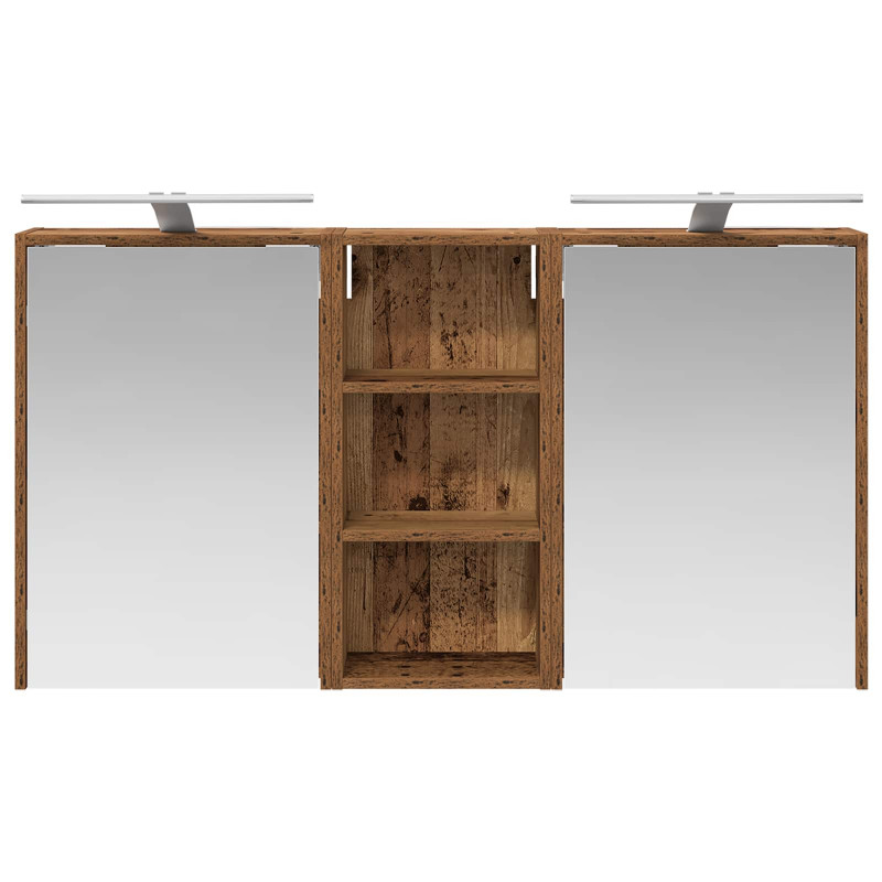 Zestaw Szafek Łazienkowych 3 pcs 116 x 16 x 62,5 cm