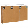 Zestaw Szafek Łazienkowych 3 pcs 116 x 16 x 62,5 cm