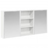Zestaw Szafek Łazienkowych z półką 3 pcs 126 x 16 x 62.5 cm