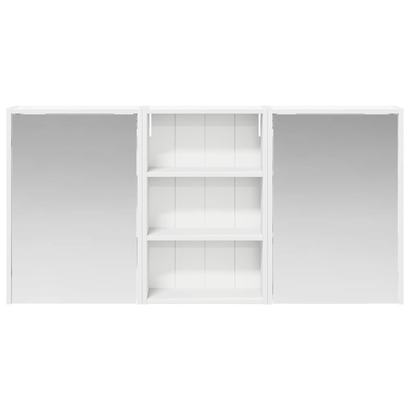 Zestaw Szafek Łazienkowych z półką 3 pcs 126 x 16 x 62.5 cm