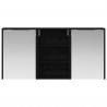 Zestaw Szafek Łazienkowych z półką 3 pcs 126 x 16 x 62.5 cm