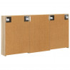 Zestaw Szafek Łazienkowych z półką 3 pcs 126 x 16 x 62.5 cm