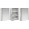 Zestaw Szafek Łazienkowych z półką 3 pcs 126 x 16 x 62.5 cm