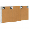Zestaw Szafek Łazienkowych z półką 3 pcs 126 x 16 x 62.5 cm