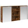 Zestaw Szafek Łazienkowych z półką 3 pcs 126 x 16 x 62.5 cm