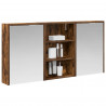 Zestaw Szafek Łazienkowych z półką 3 pcs 126 x 16 x 62.5 cm