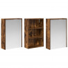 Zestaw Szafek Łazienkowych z półką 3 pcs 126 x 16 x 62.5 cm