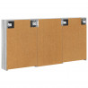 Zestaw Szafek Łazienkowych z półką 3 pcs 126 x 16 x 62.5 cm