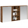 Zestaw Szafek Łazienkowych z półką 3 pcs 126 x 16 x 62.5 cm