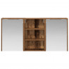 Zestaw Szafek Łazienkowych z półką 3 pcs 126 x 16 x 62.5 cm