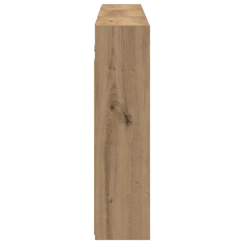Zestaw Szafek Łazienkowych z półką 3 pcs 126 x 16 x 62.5 cm