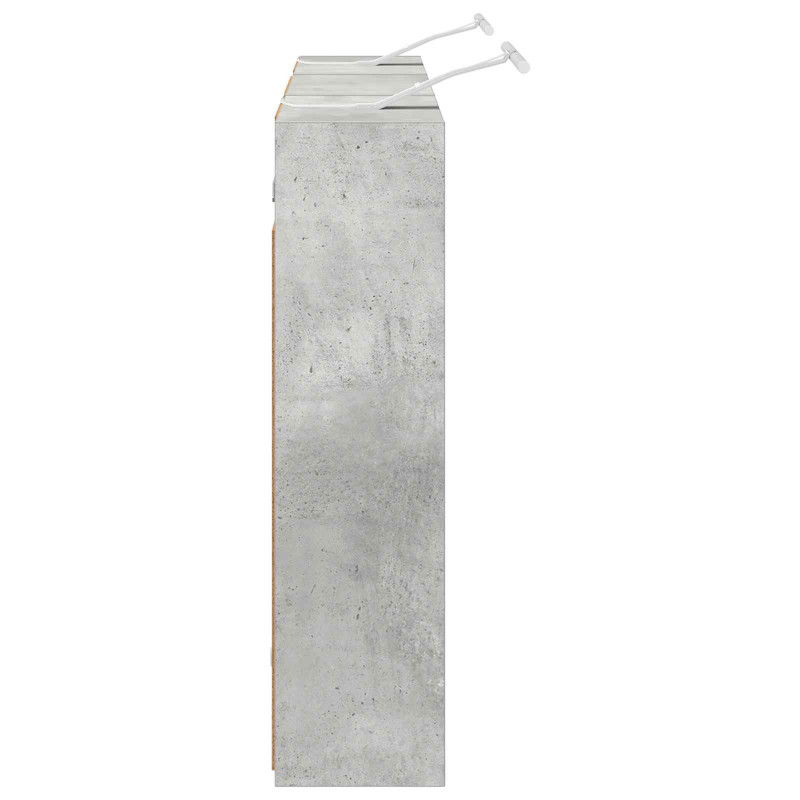 Zestaw Szafek Łazienkowych z półką 3 pcs 126 x 16 x 62.5 cm