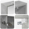 Zestaw Szafek Łazienkowych z półką 3 pcs 126 x 16 x 62.5 cm