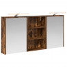 Zestaw Szafek Łazienkowych z półką 3 pcs 126 x 16 x 62.5 cm
