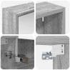 Zestaw Szafek Łazienkowych z półką 3 pcs 126 x 16 x 62.5 cm