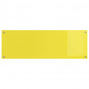 Panel kuchenny 2 pcs Żółty 120 x 40 cm szkło hartowane