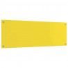 Panel kuchenny 2 pcs Żółty 120 x 40 cm szkło hartowane