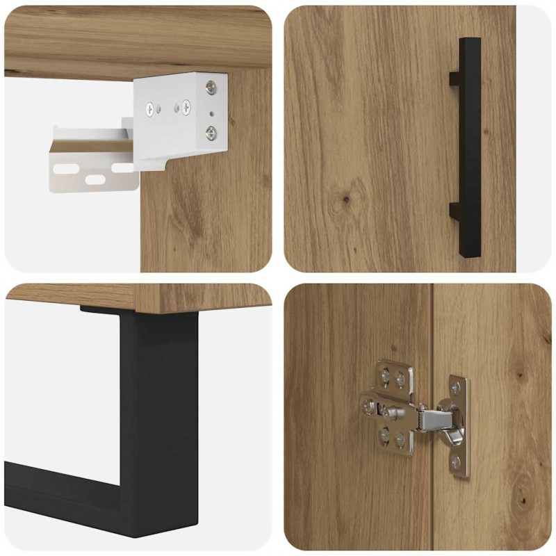 Highboard Dąb rzemieślniczy 69,5 x 34 x 180 cm