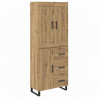 Highboard z szufladą Dąb rzemieślniczy 69,5 x 34 x 180 cm