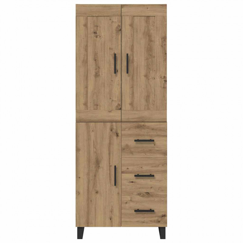 Highboard z szufladą Dąb rzemieślniczy 69,5 x 34 x 180 cm