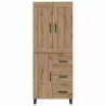 Highboard z szufladą Dąb rzemieślniczy 69,5 x 34 x 180 cm