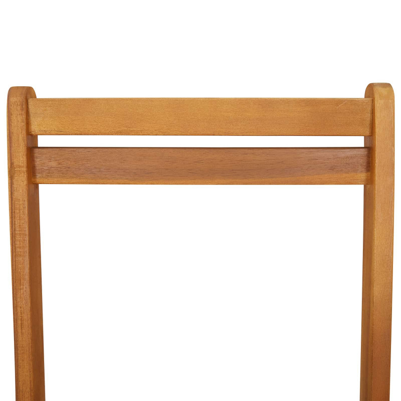 Składane krzesła ogrodowe 6 pcs Naturalny 40 x 53 x 80 cm
