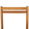 Składane krzesła ogrodowe 6 pcs Naturalny 40 x 53 x 80 cm