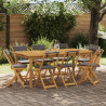 Krzesła Bistro na Zewnątrz 8 pcs ciemnoszary 40 x 53 x 80 cm