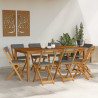 Krzesła Bistro na Zewnątrz 8 pcs ciemnoszary 40 x 53 x 80 cm