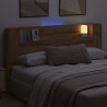 Zagłówek Ze LED Lights Dąb rzemieślniczy 180 x 17 x 104,5 cm