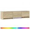 Szafka RTV z LED z LED z szufladą Dąb Sonoma 165 x 34 x 40 cm