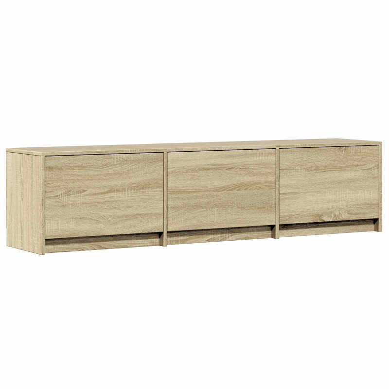 Szafka RTV z LED z LED z szufladą Dąb Sonoma 165 x 34 x 40 cm