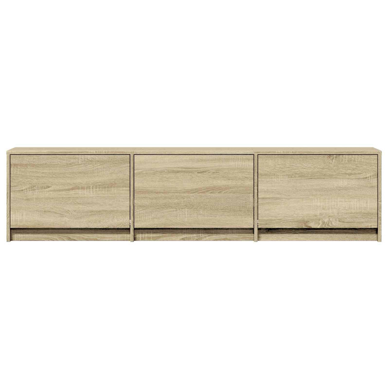 Szafka RTV z LED z LED z szufladą Dąb Sonoma 165 x 34 x 40 cm